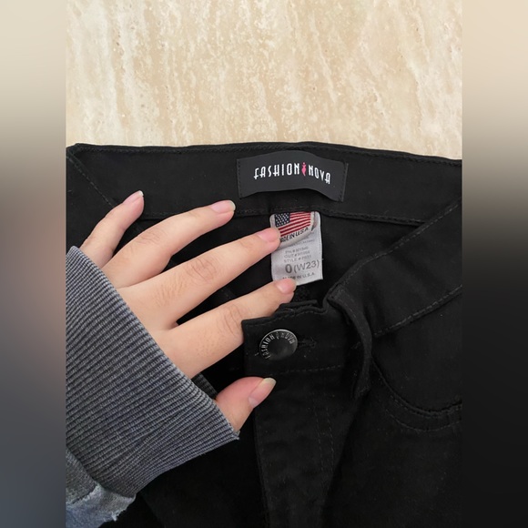 Distract High rise jeans - Black - Picture 5 of 7